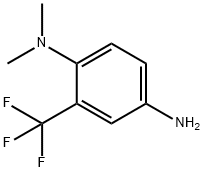 N~1~,N~1~-dimethyl-2-(trifluoromethyl)-1,4-benzenediamine(SALTDATA: 2HCl) Struktur