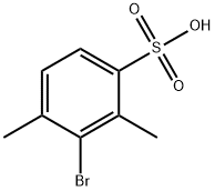 3-bromo-2,4-dimethyl-benzenesulfonic acid Structure