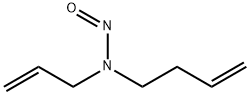 gamma-butenyl-(beta-propenyl)nitrosamine Structure