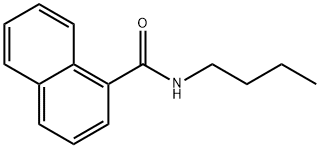 N-Butylnaphthalene-1-carboxamide Struktur