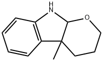 Pyrano[2,3-b]indole2,3,4,4a,9,9a Struktur