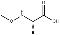 Alanine, N-methoxy- (9CI) Struktur