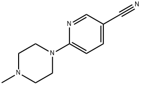 6-(4-METHYLPIPERAZIN-1-YL)NICOTINONITRILE Struktur