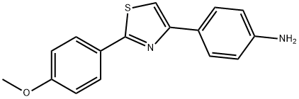 4-(2-(4-METHOXYPHENYL)THIAZOL-4-YL)BENZENAMINE Struktur