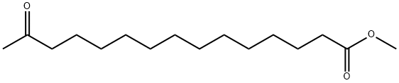 Methyl 14-oxopentadecanoate Struktur