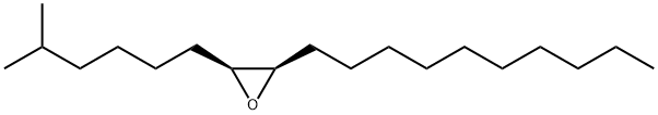 [2R,3S,(-)]-2-Decyl-3-(5-methylhexyl)oxirane Struktur