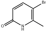 3-BROMO-6-HYDROXY-2-METHYLPYRIDINE Struktur