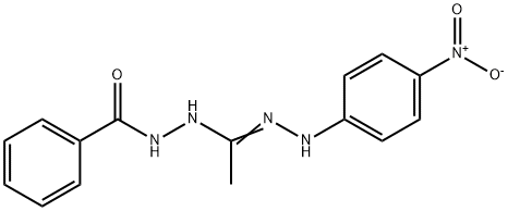 N2-Benzoyl-N4-(4-nitrophenyl)acetohydrazidine Struktur