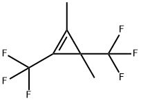 1,3-Dimethyl-2,3-bis(trifluoromethyl)cyclopropene Struktur