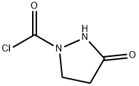 1-Pyrazolidinecarbonyl chloride, 3-oxo- (9CI) Struktur