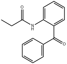 N-(2-benzoylphenyl)propanamide Struktur