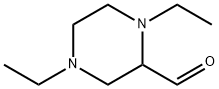 2-Piperazinecarboxaldehyde,1,4-diethyl-(9CI) Struktur