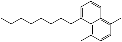 1,4-Dimethyl-5-octylnaphthalene Struktur