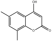 6,8-DIMETHYL-4-HYDROXYCOUMARIN Struktur