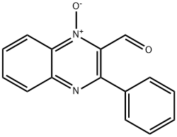 2-Formyl-3-phenylquinoxaline 1-oxide Struktur