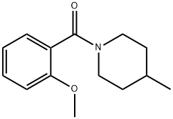 1-(2-Methoxybenzoyl)-4-Methylpiperidine, 97% Struktur