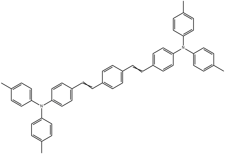 1,4-BIS[2-[4-[N,N-DI(P-TOLYL)AMINO]PHENYL]VINYL]BENZENE Structure