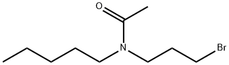 N-(3-Bromopropyl)-N-pentylacetamide Struktur