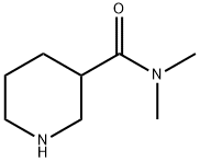 N,N-DIMETHYL-3-PIPERIDINECARBOXAMIDE Structure