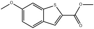 6-METHOXY-BENZO[B]THIOPHENE-2-CARBOXYLIC ACID METHYL ESTER Struktur