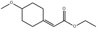 4-Methoxycyclohexylideneacetic acid ethyl ester Struktur