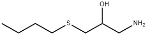 2-Propanol,  1-amino-3-(butylthio)- Struktur