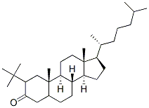 2-tert-Butylcholestan-3-one Struktur