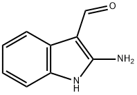 1H-Indole-3-carboxaldehyde,  2-amino- Struktur