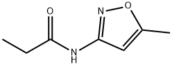 Propanamide, N-(5-methyl-3-isoxazolyl)- (9CI) Struktur