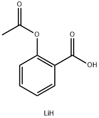 lithium O-acetylsalicylate Struktur