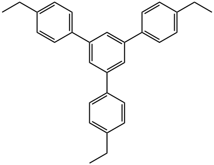 4,4''-Diethyl-5'-(4-ethylphenyl)-1,1':3',1''-terbenzene Struktur