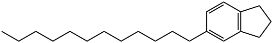 5-Dodecyl-2,3-dihydro-1H-indene Struktur