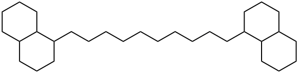 1,1'-(1,10-Decanediyl)bis(decahydronaphthalene) Struktur