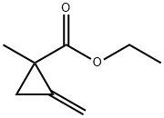 Cyclopropanecarboxylic acid, 1-methyl-2-methylene-, ethyl ester (9CI) Struktur