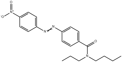 N-Butyl-4-[(4-nitrophenyl)azo]-N-propylbenzamide Struktur