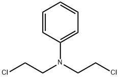 N,N-BIS(2-CHLOROETHYL)ANILINE Struktur