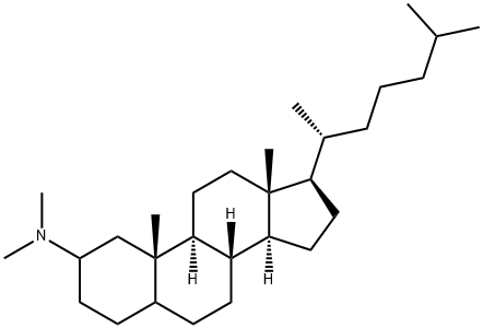 N,N-Dimethylcholestan-2-amine Struktur