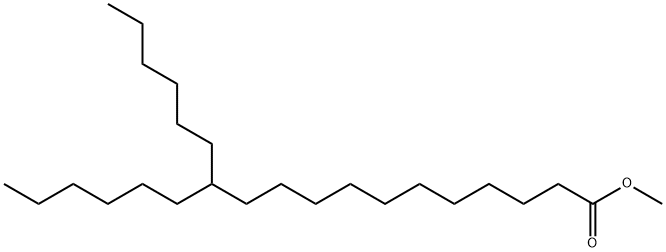 12-Hexyloctadecanoic acid methyl ester Struktur