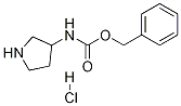 3-N-CBZ-AMINOPYRROLIDINE-HCl Struktur