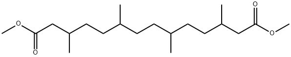 3,6,9,12-Tetramethyltetradecanedioic acid dimethyl ester Struktur