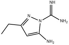 1H-Pyrazole-1-carboximidamide,  5-amino-3-ethyl- Struktur