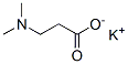 potassium N,N-dimethyl-beta-alaninate Struktur