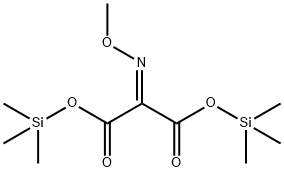 (Methoxyimino)malonic acid bis(trimethylsilyl) ester Struktur