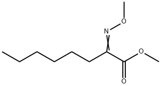 2-(Methoxyimino)octanoic acid methyl ester Struktur