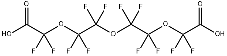 PERFLUORO-3,6,9-TRIOXAUNDECANE-1,11-DIOIC ACID Struktur