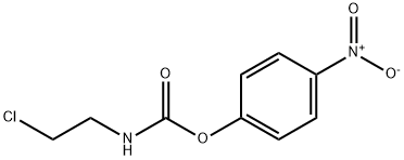 4-nitrophenyl-N-(2-chloroethyl)-N-nitrosocarbamate Struktur