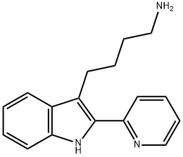 4-(2-PYRIDIN-2-YL-1H-INDOL-3-YL)-BUTYLAMINE Struktur