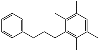 1,2,4,5-Tetramethyl-3-(3-phenylpropyl)benzene Struktur