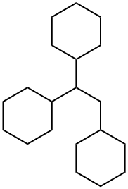 1,1,2-Tricyclohexylethane Struktur