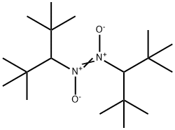 1,2-Bis[1-(1,1-dimethylethyl)-2,2-dimethylpropyl]diazene 1,2-dioxide Struktur